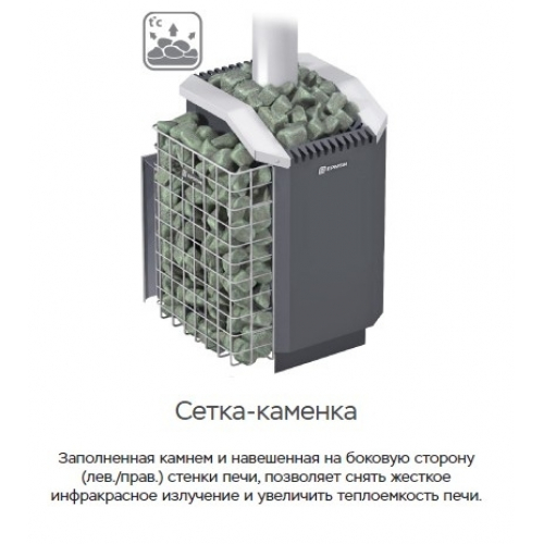 Печь дровяная Ермак 12 ПРЕМИУМ Сталь