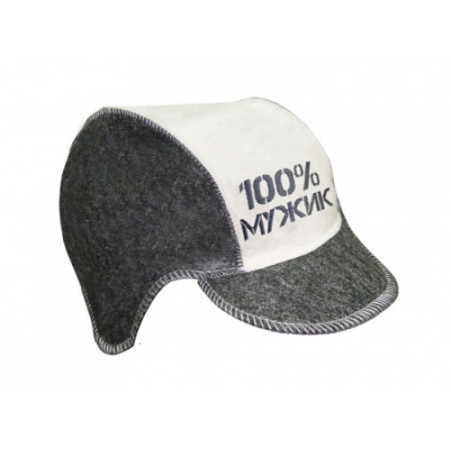 Бейсболка "100% мужик" ПЭ